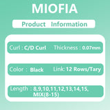 MIOFIA 3D 4D 5D Eyelash Extension Natural Soft Premade Fans