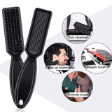 Barber Neck Duster Brush Set with Plastic Handle
