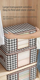Large Clear Foldable Storage Box with Handles and Zipper