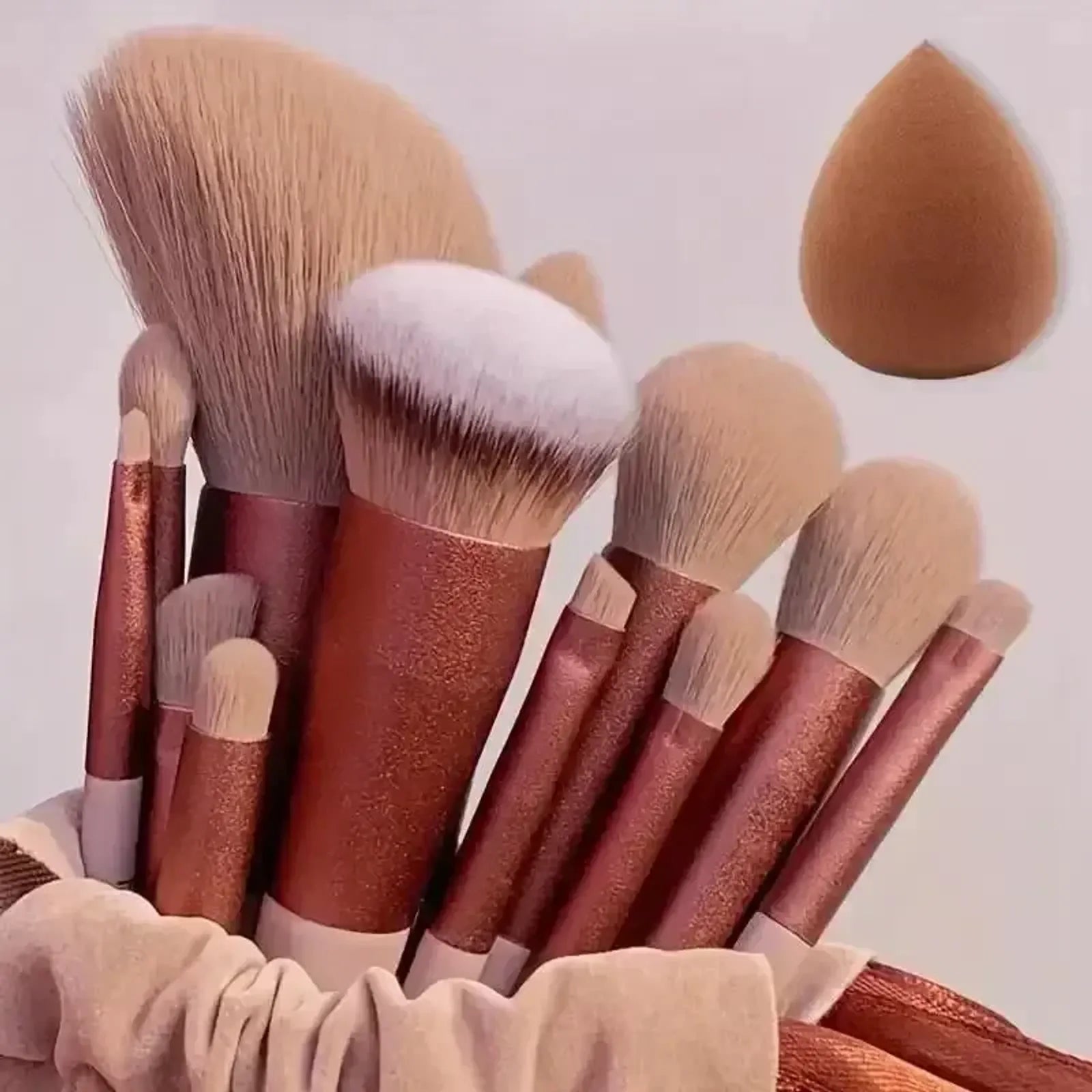 Soft Fluffy Makeup Brush Set for Foundation and Eyeshadow