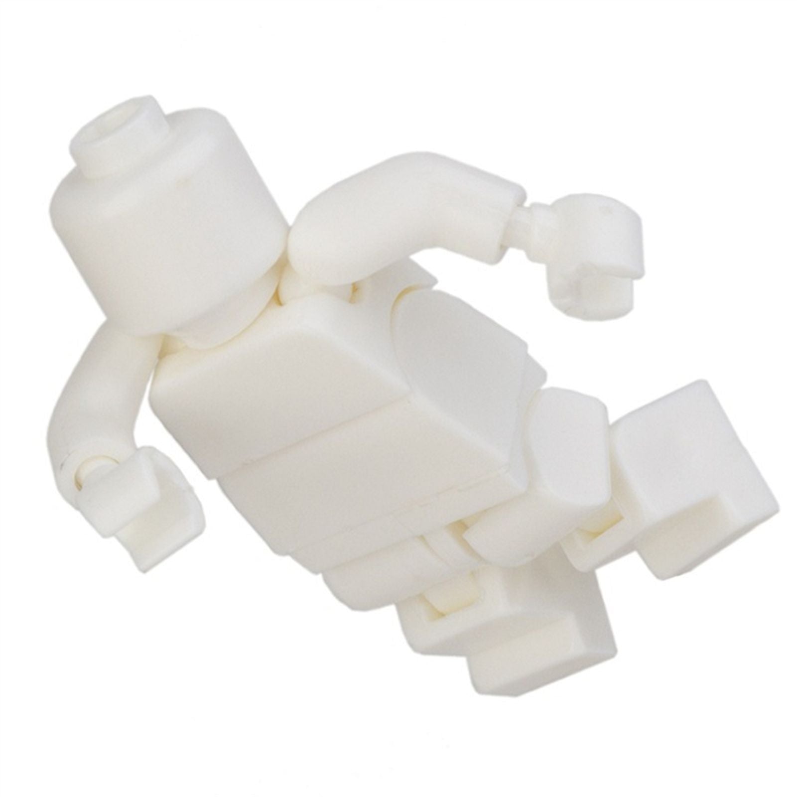 Movable Joint Building Blocks Figurine - 1.77 Inches
