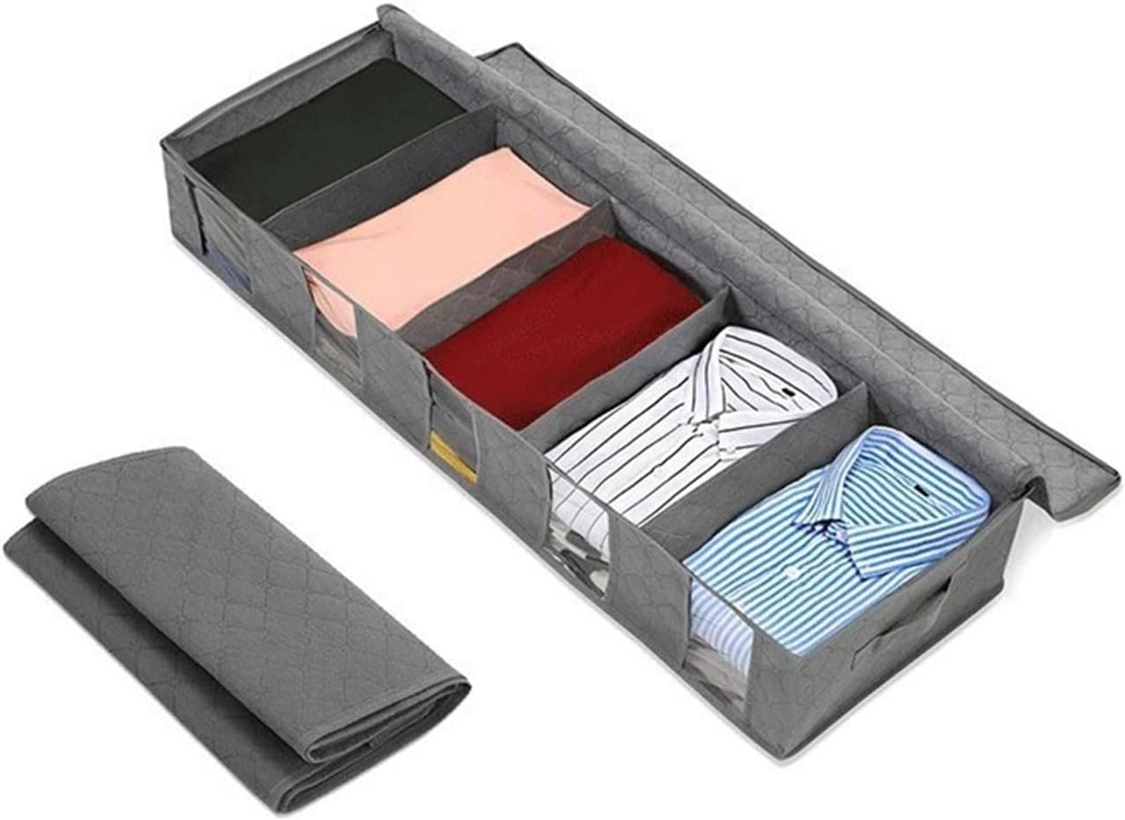 Foldable Cotton Storage Bag for Socks and Clothes