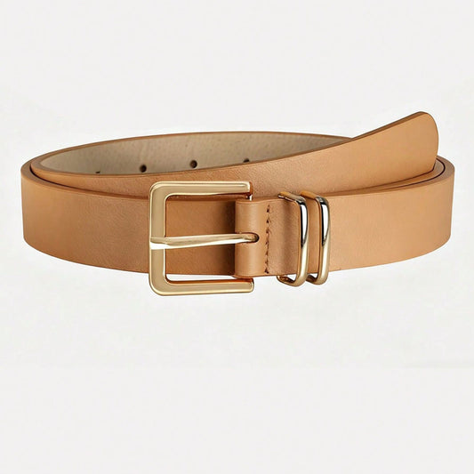 Women's Adjustable Faux Leather Pin Buckle Casual Belt