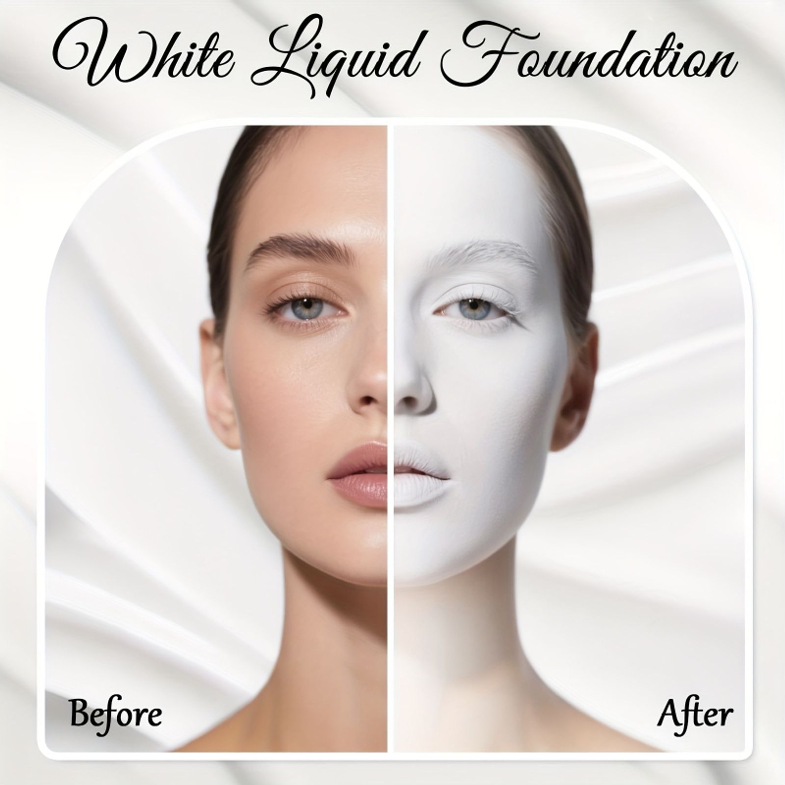 Pure White Liquid Foundation - Long-lasting Adjuster