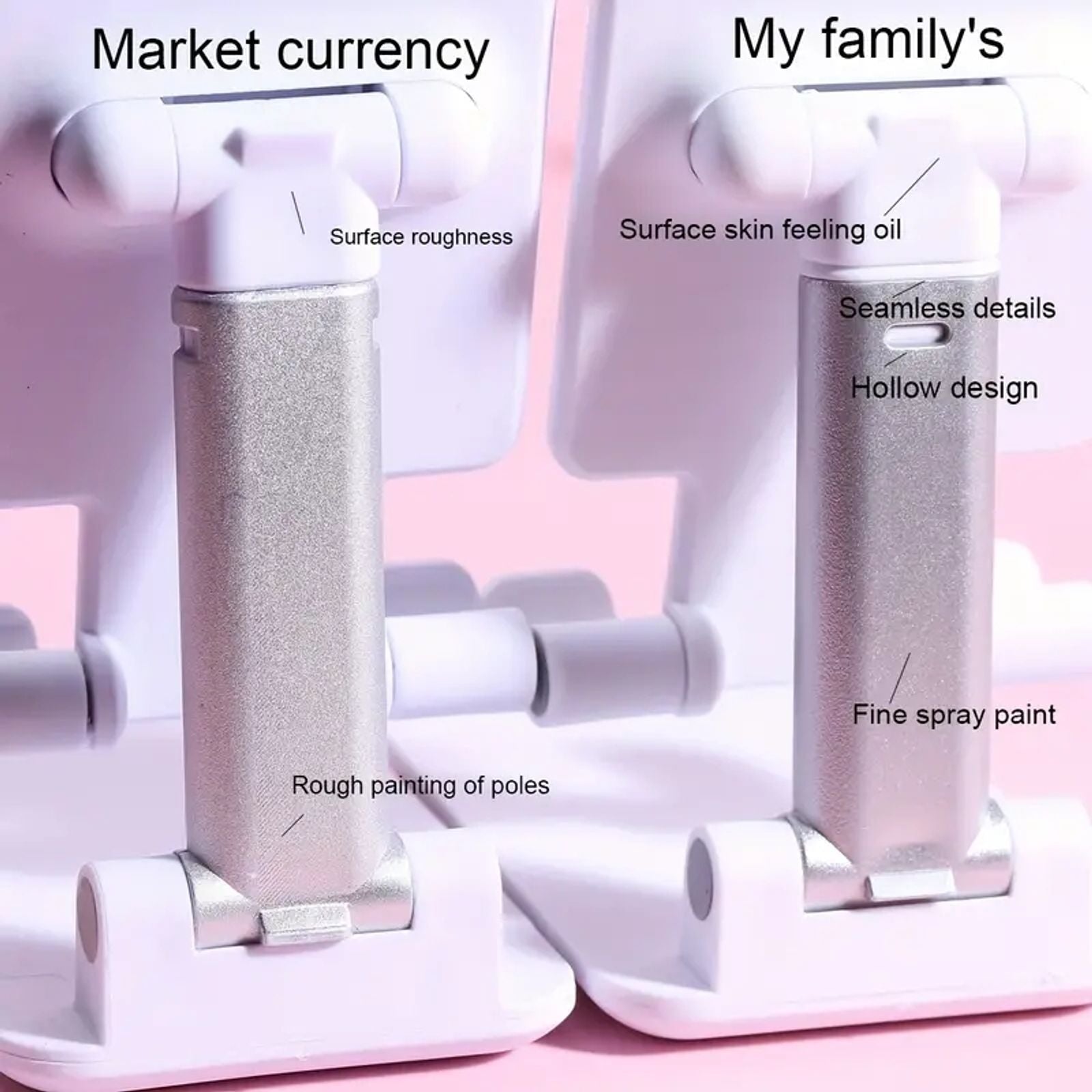 Adjustable Desktop Phone and Tablet Holder