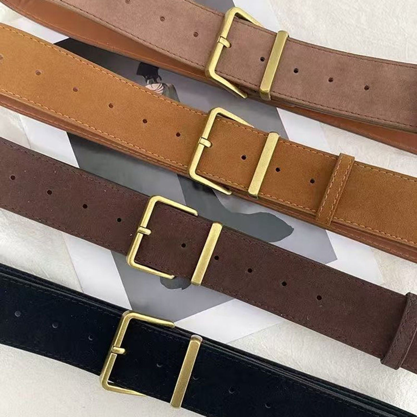 Versatile American-Style Retro Women's Belt
