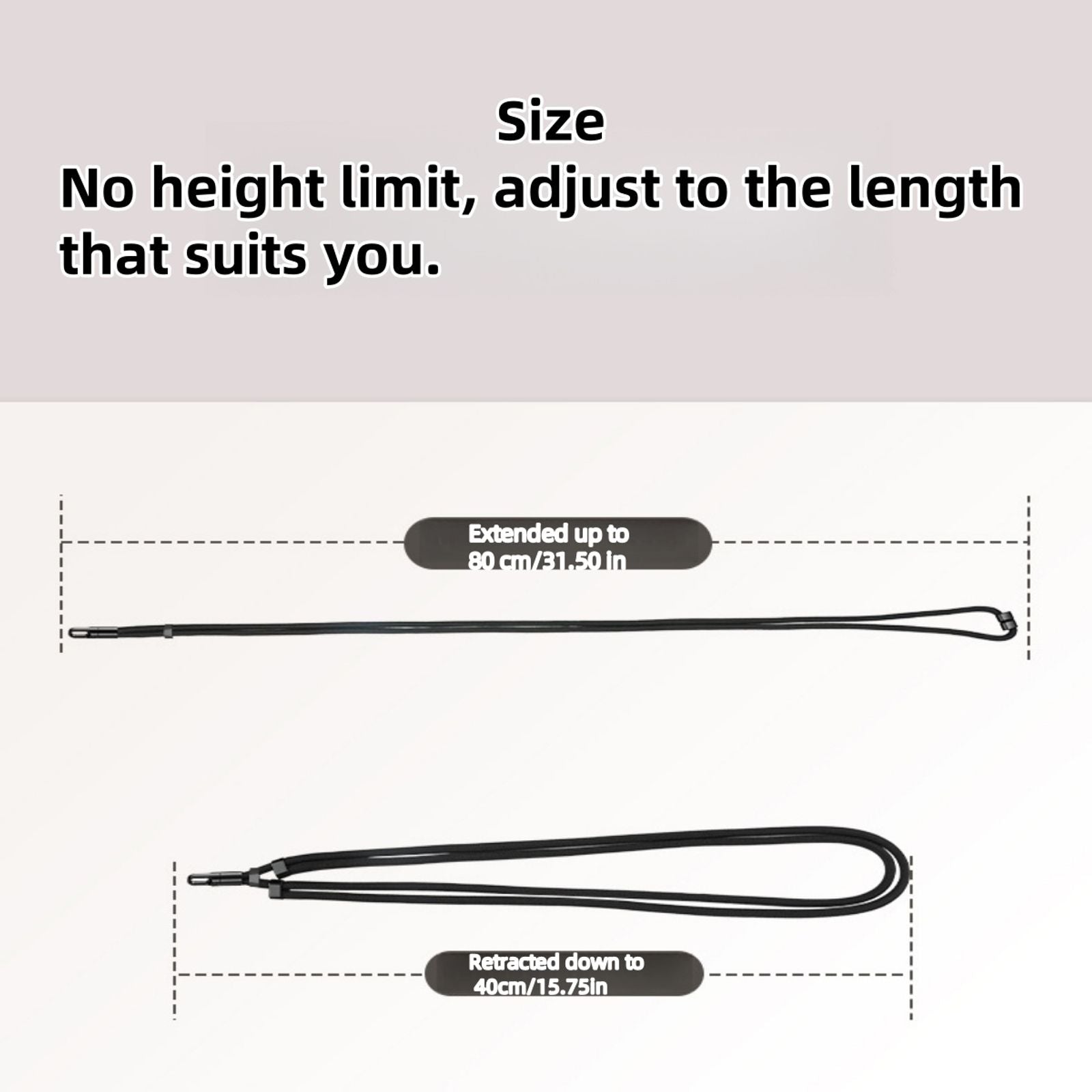 Universal Adjustable Mobile Phone Lanyard with Anti-drop Design
