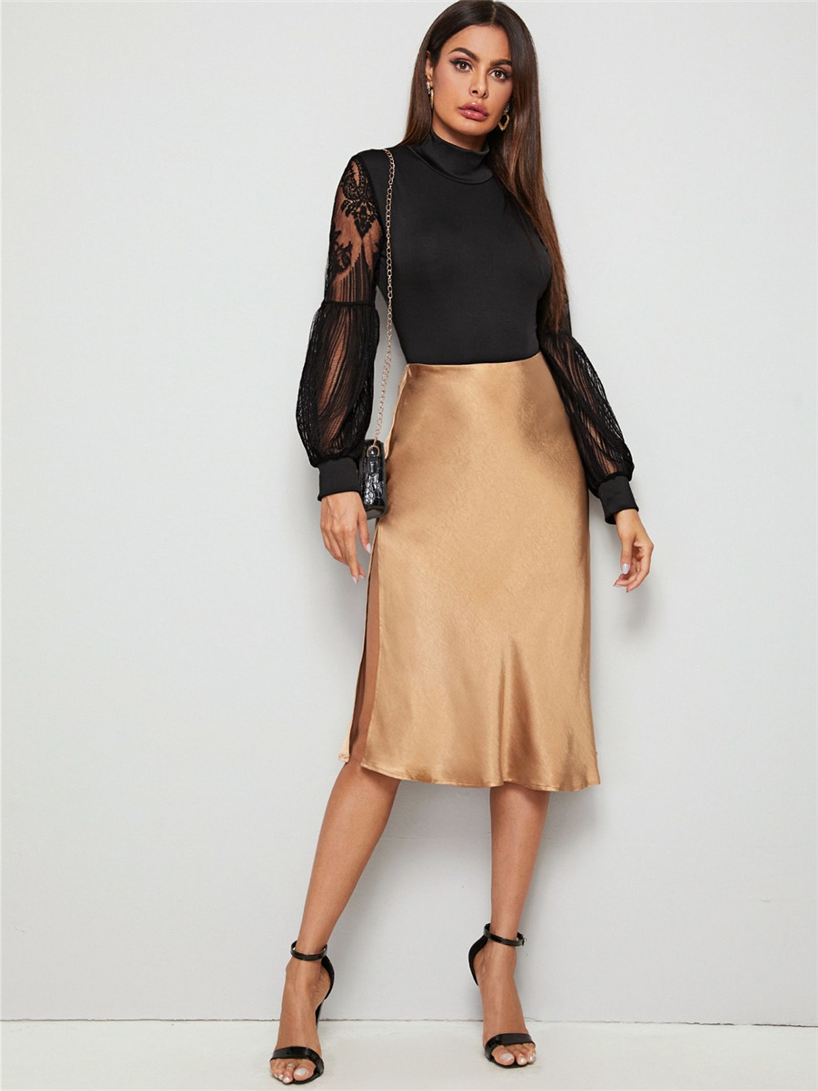 Women's Sexy Long Sleeve Bandage Bodysuit Jumpsuit