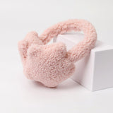 Cute Plush Solid Color Fluffy Earmuffs for Women