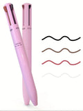 4-in-1 Multi-Functional Lip Liner, Eyeliner & Eyebrow Pencil Set