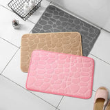 Memory Foam Velvet Non-Slip Bathroom Carpet Mat