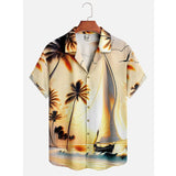 Men's Summer Dusk Pattern Casual Shirt