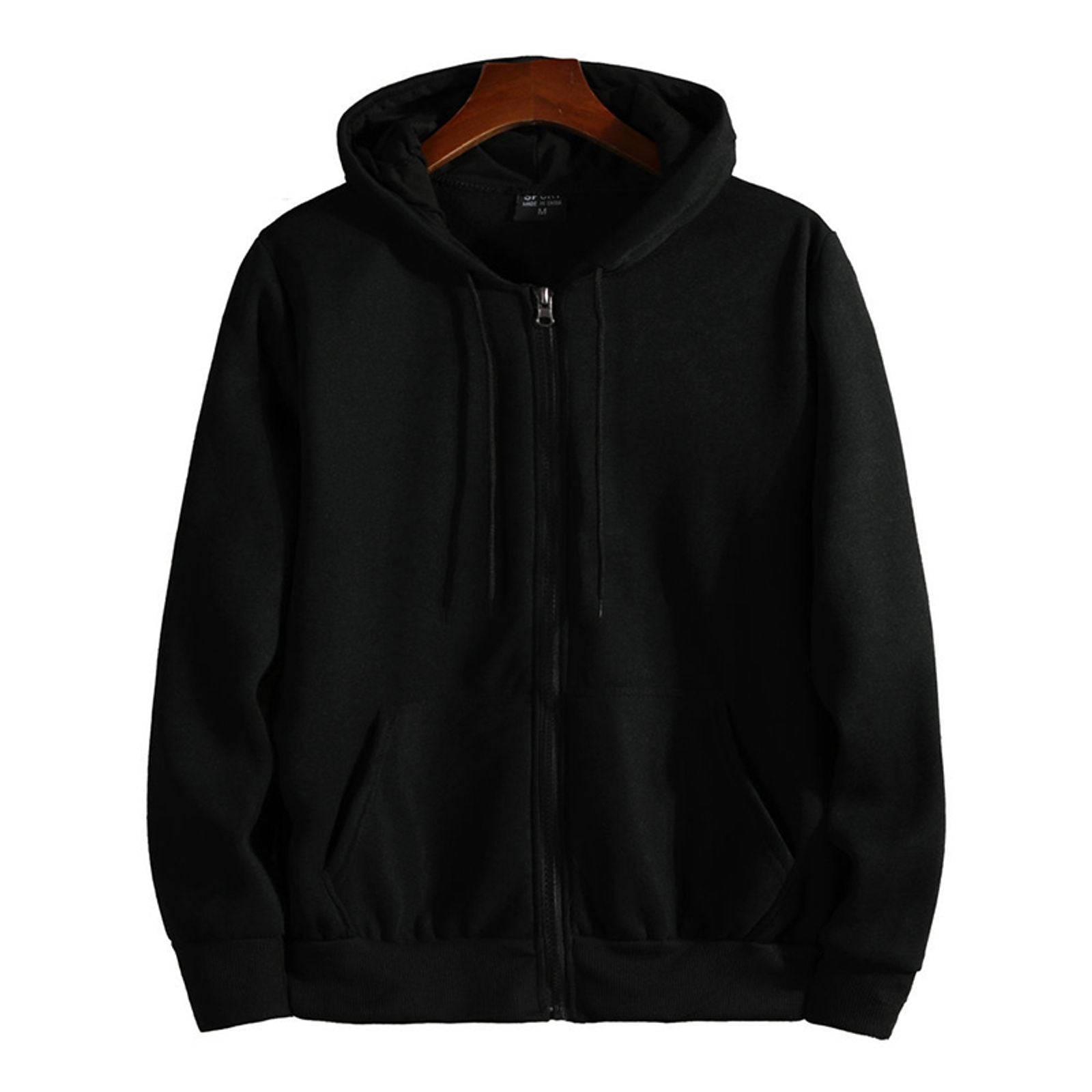 Men's Casual Zipper Hoodie - Long Sleeve Sweatshirt