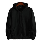 Men's Casual Zipper Hoodie - Long Sleeve Sweatshirt