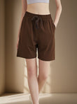 Loose Fit Running Shorts - Casual Five-Quarter Length Trousers