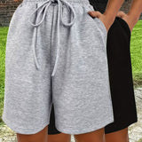 Casual Wide-Leg Sports Shorts for Women
