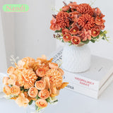 Artificial Rose Hydrangea Bouquet for Home and Events