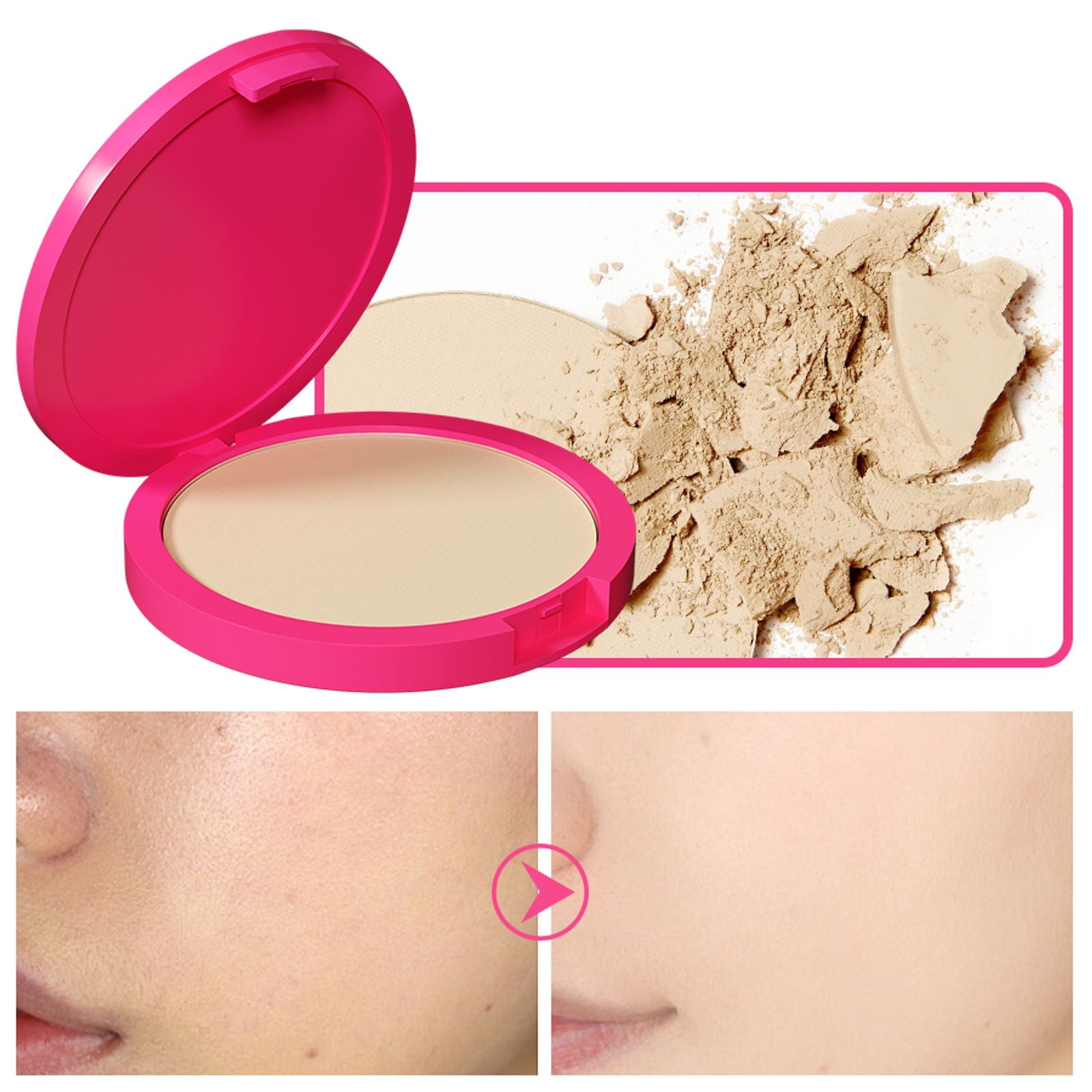 Natural Matte Pressed Powder Foundation