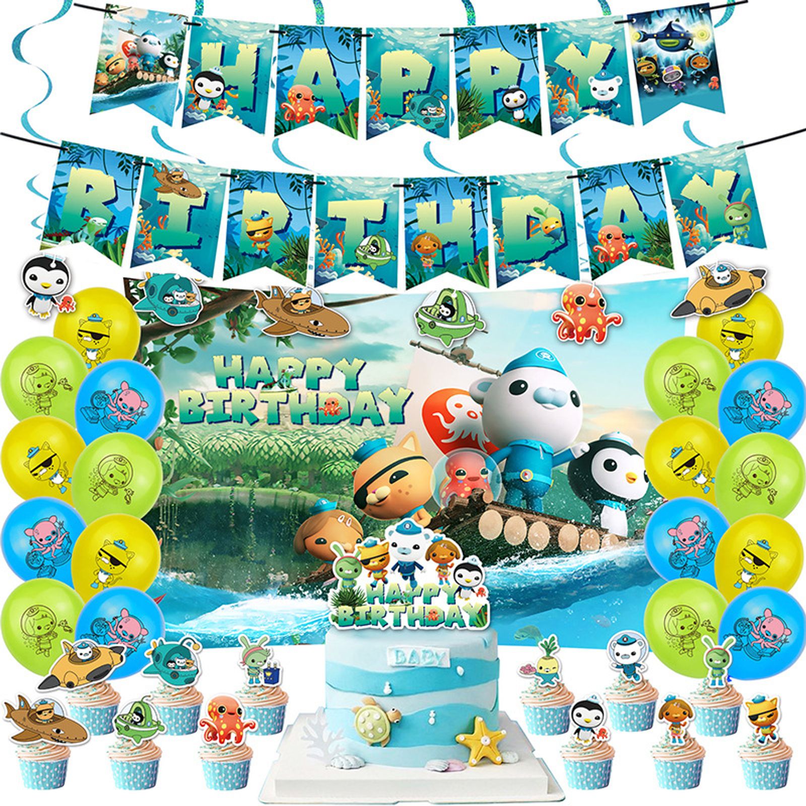 The Octonauts Birthday Party Disposable Paper Plates