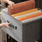 Foldable Cationic Fabric Storage Box with Soft Lid