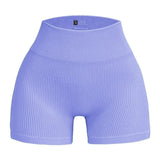 High Waist Women’s Seamless Elastic Slim Shorts