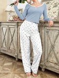 Women's Long Sleeve Autumn Winter Pajama Set