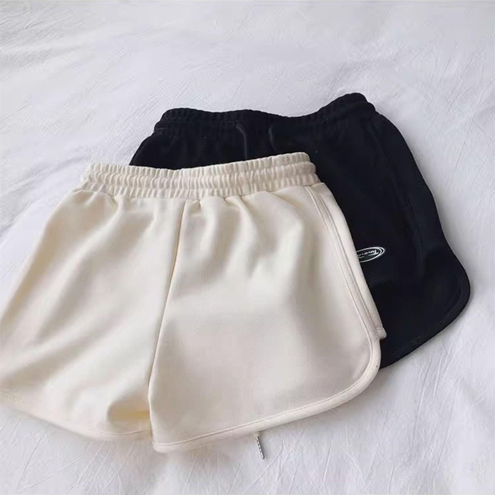 Women's High Waist Loose Drawstring Sports Shorts