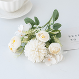 Artificial Rose Hydrangea Bouquet for Home and Events