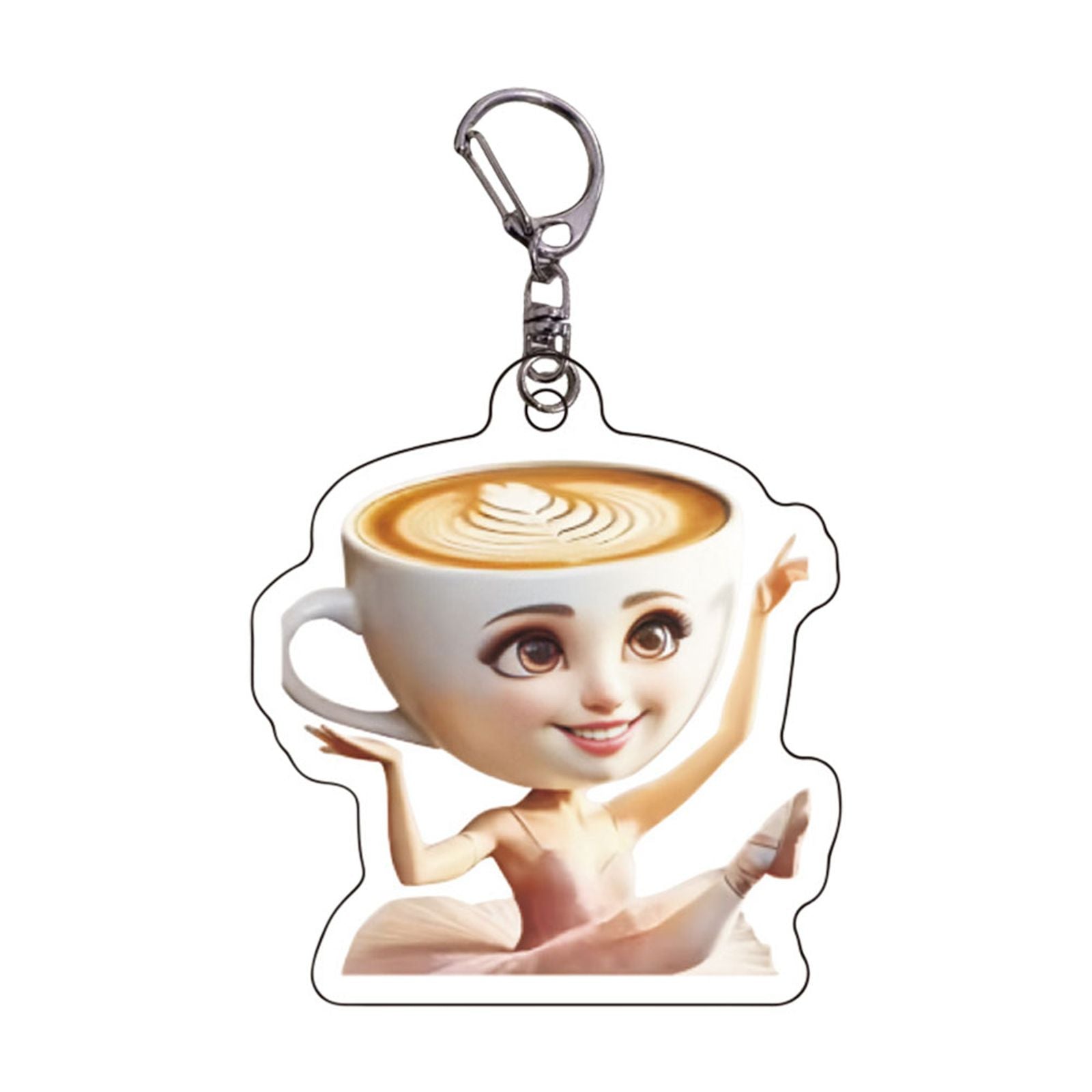 Creative Animals Acrylic Keychain Pendant for Backpack