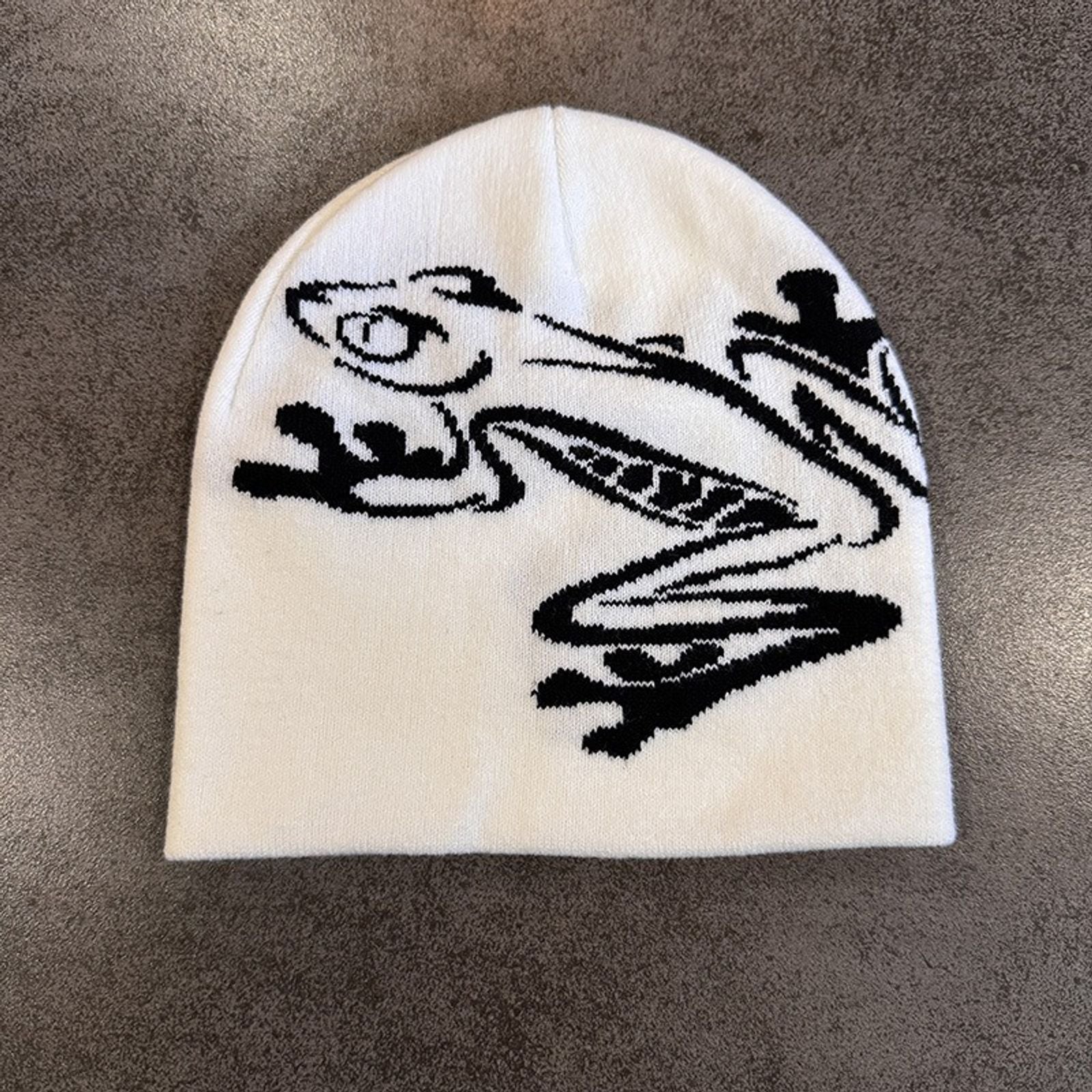 Tree Frog Print Beanie for Men and Women