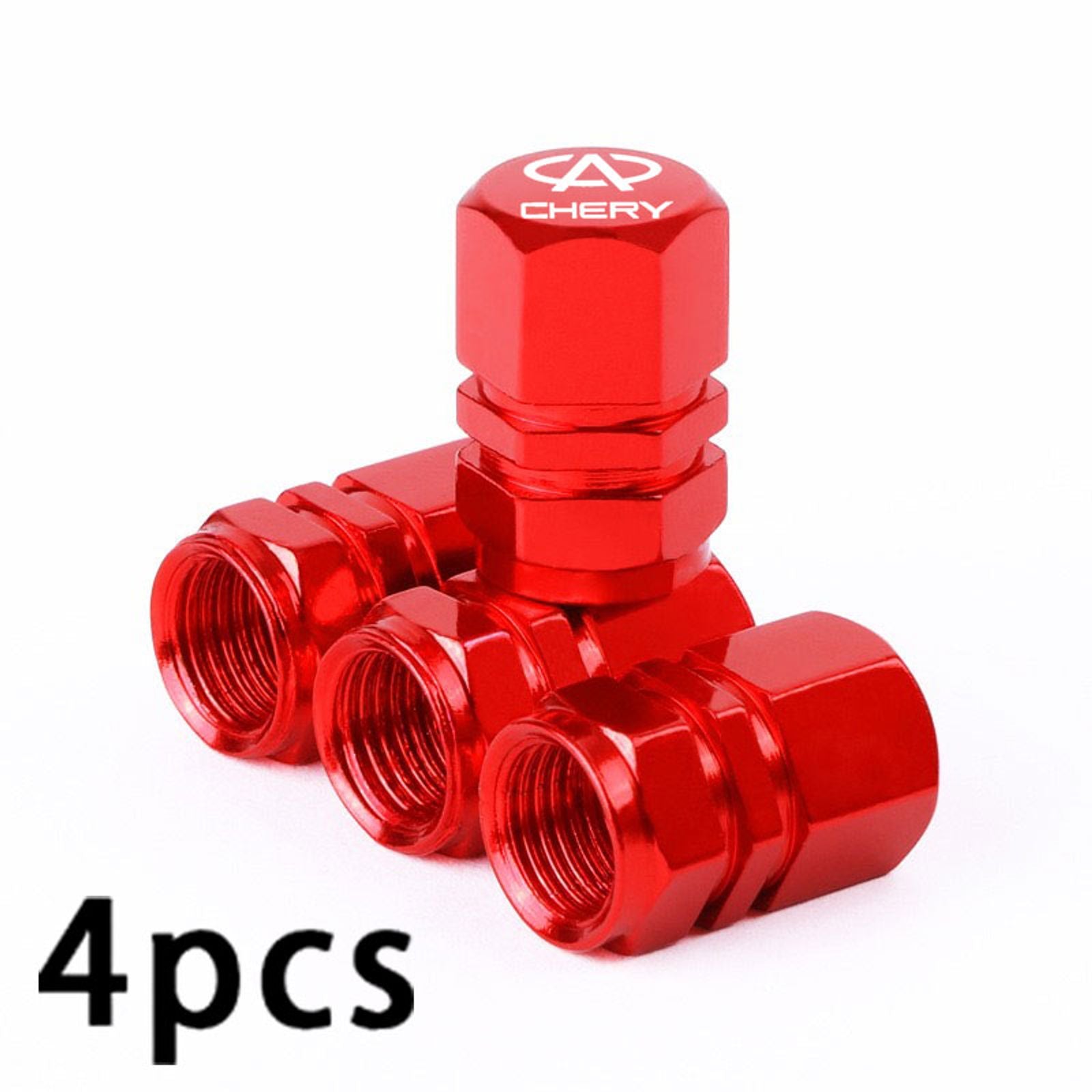 4PCS Colorful Tire Valve Caps for CHERY Vehicles