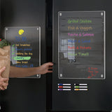 Clear Acrylic Magnetic Calendar - Reusable Dry Erase Board