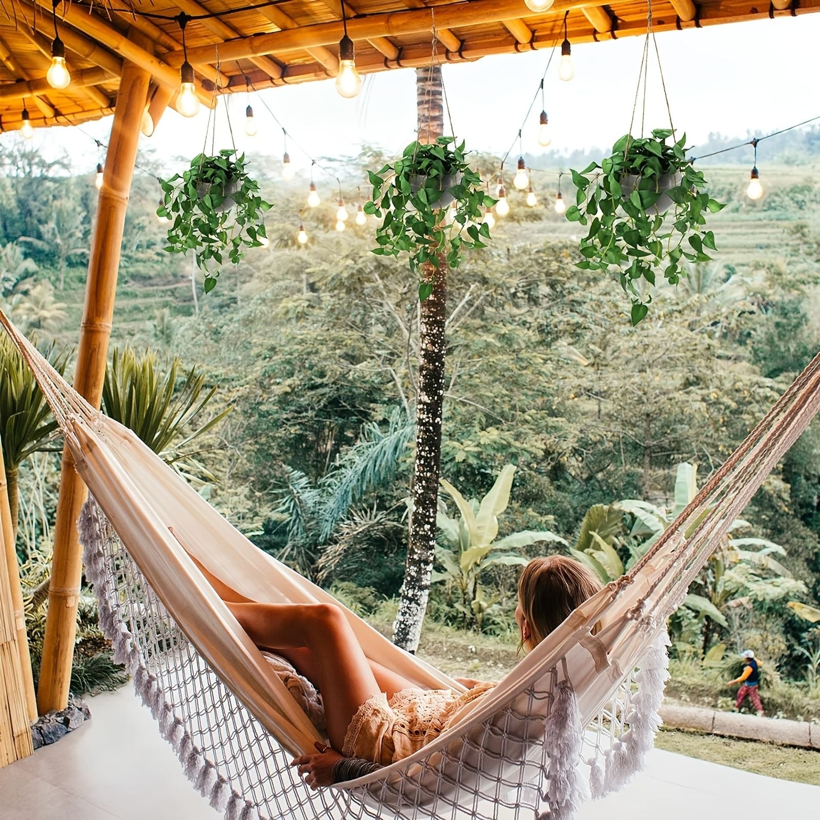 Artificial Potted Faux Ivy Vine Plant with Baskets