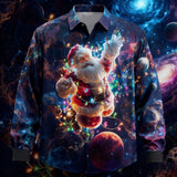 Funny Christmas Men's Santa Claus Long Sleeve Shirt