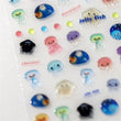5D Kawaii Jellyfish Nail Art Stickers