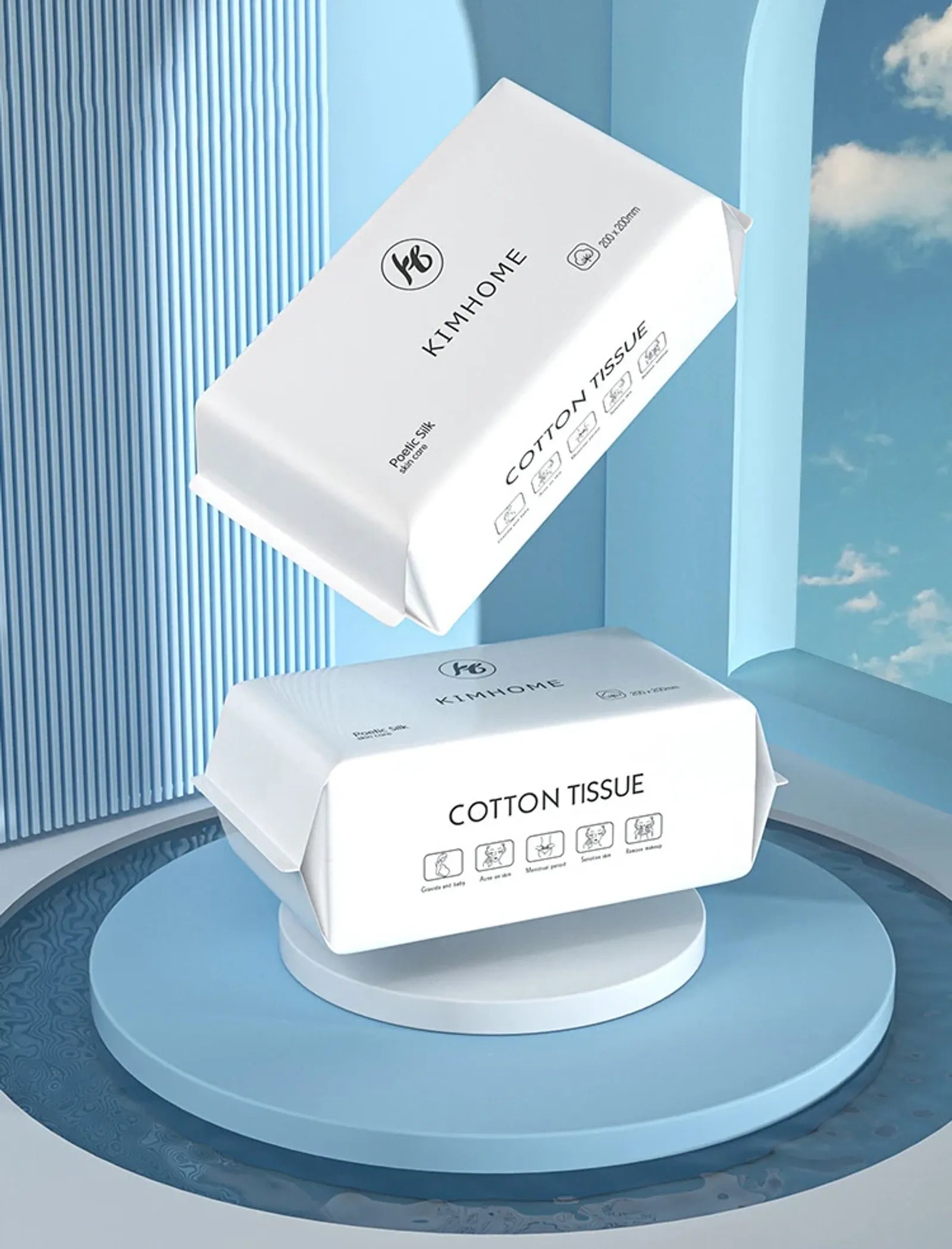 Soft Cotton Disposable Face Towels - 50/100 Pcs