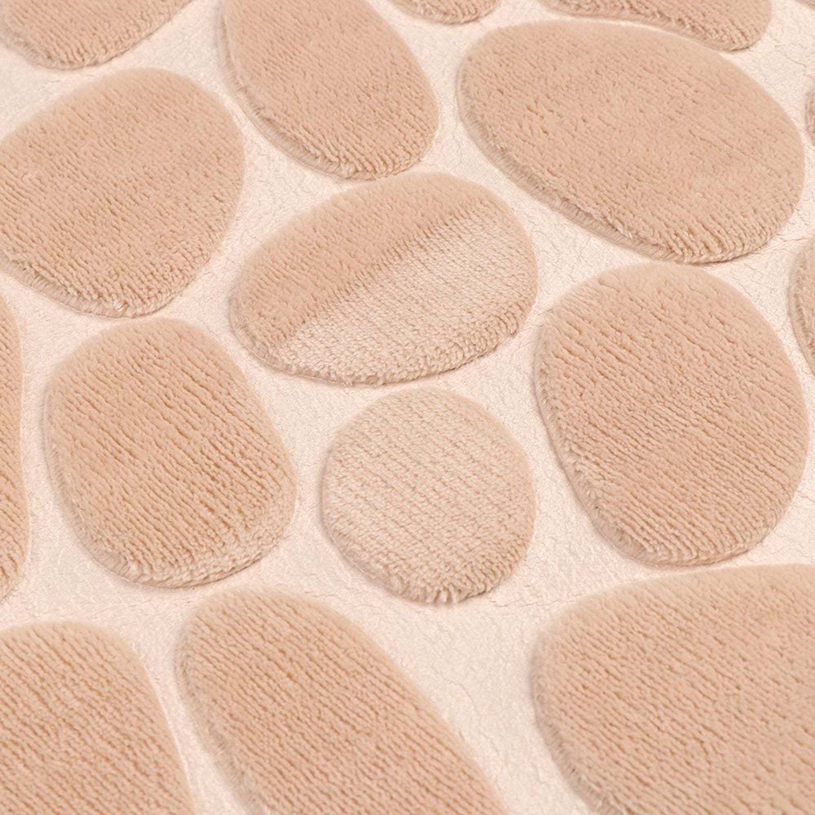 40x60cm Anti-Slip Bathroom Doormat with Pebble Design