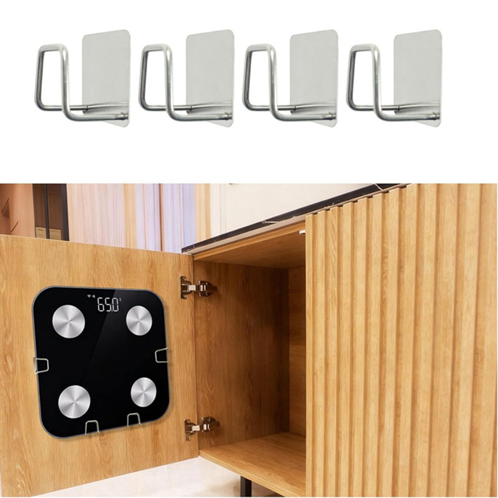 Adjustable Stainless Steel Weight Scale Storage Rack