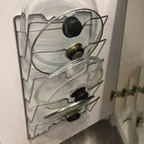 Five-Layer Kitchen Organizer Rack for Pot Lids