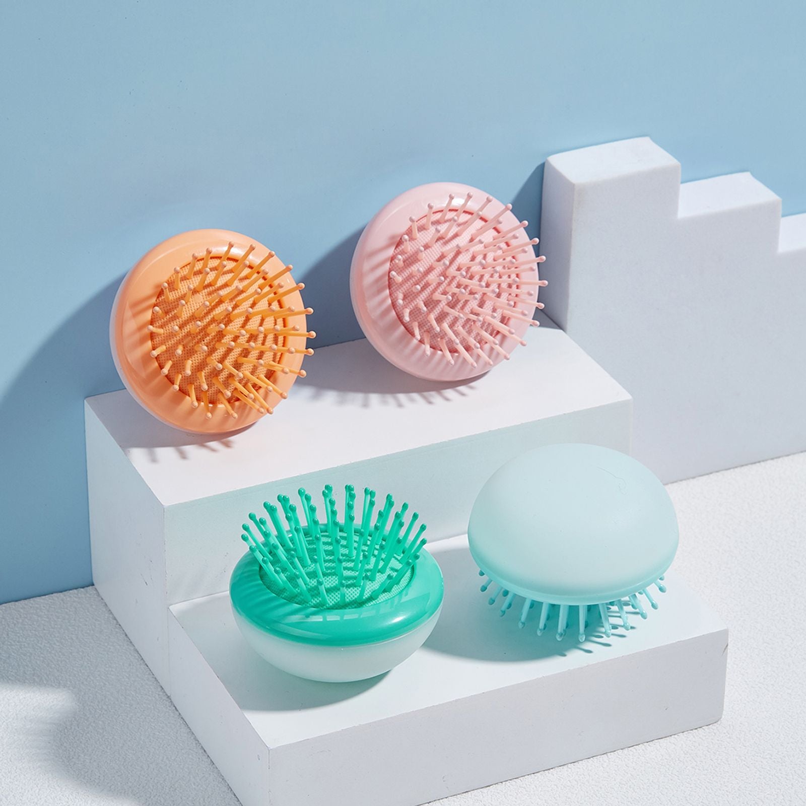 Mini Silicone Scalp Massage Comb - Wet & Dry Styling Tool