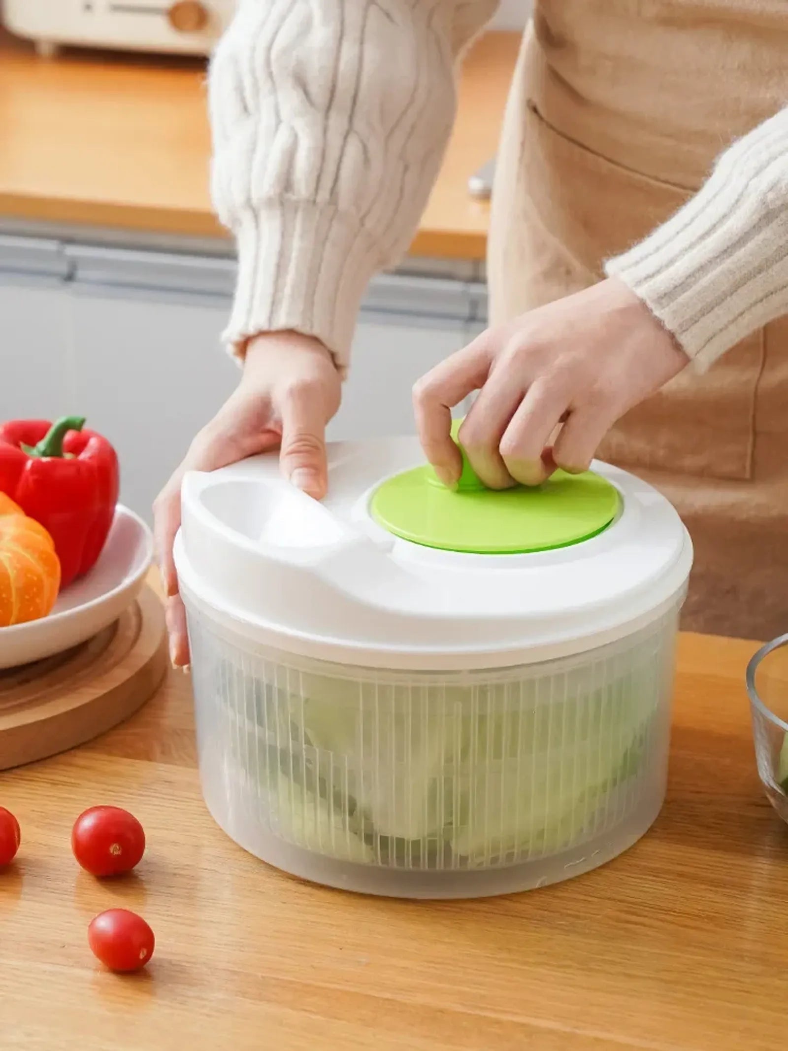 Leafy Vegetable Salad Spinner & Lettuce Washer