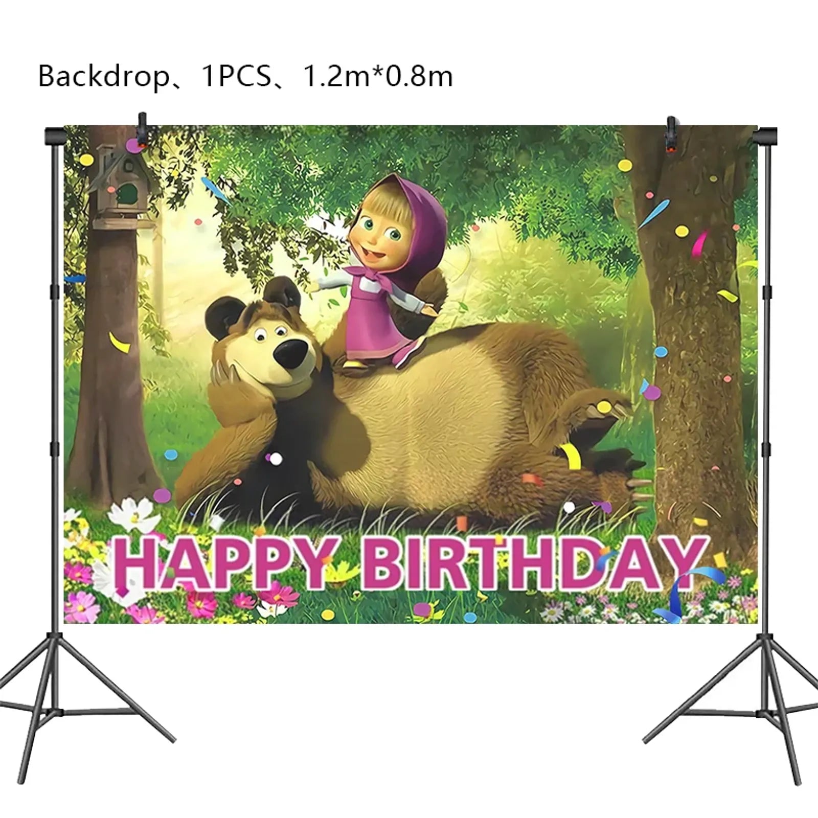 Masha and Bear Birthday Party Decoration Kit
