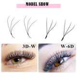Befer W Shaped Fake Eyelash Extensions - 3D to 6D Variants