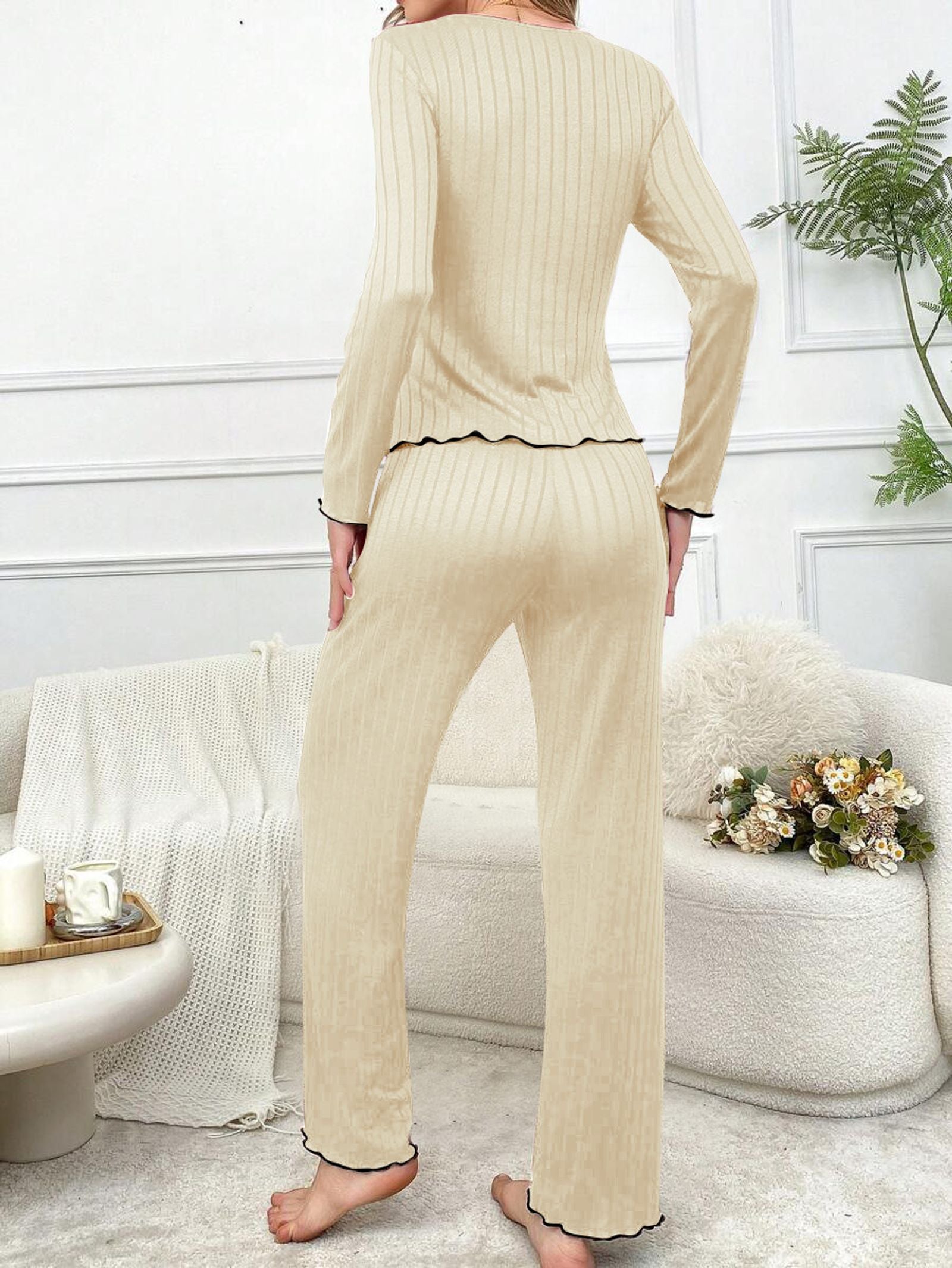 Warm Winter Pajama Set for Women