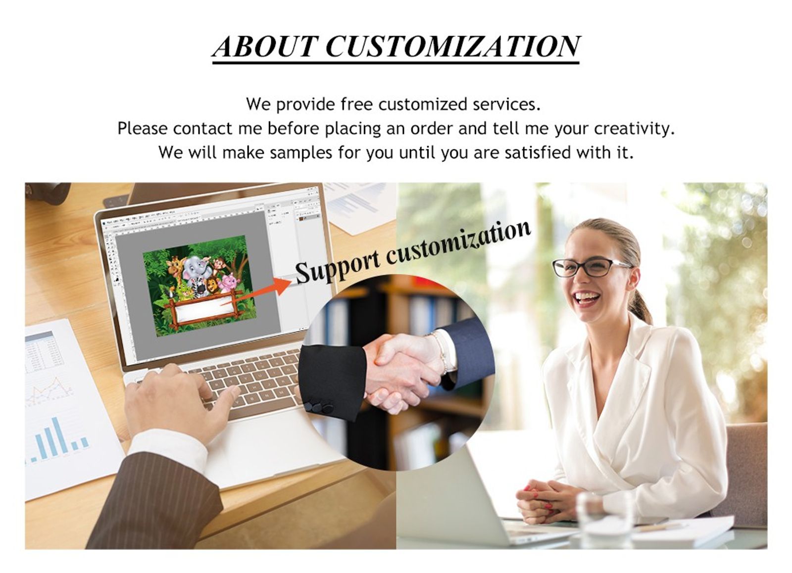 Winter Christmas Wedding Photo Backdrop with Arch and Tree