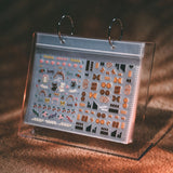 Transparent Dustproof Jewelry Storage Bag Rack