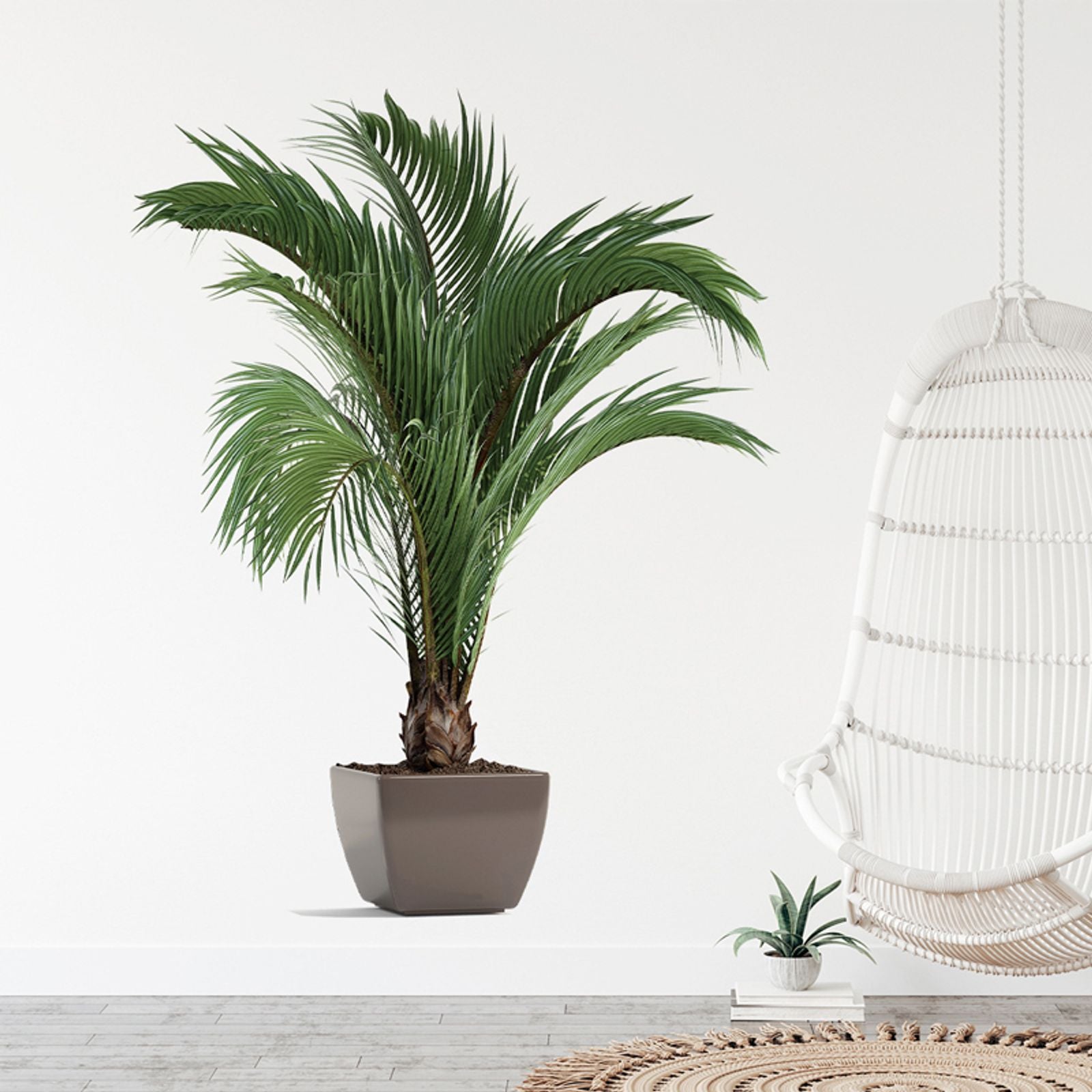 Greenery Potted Plant Wall Decals for Home Decoration