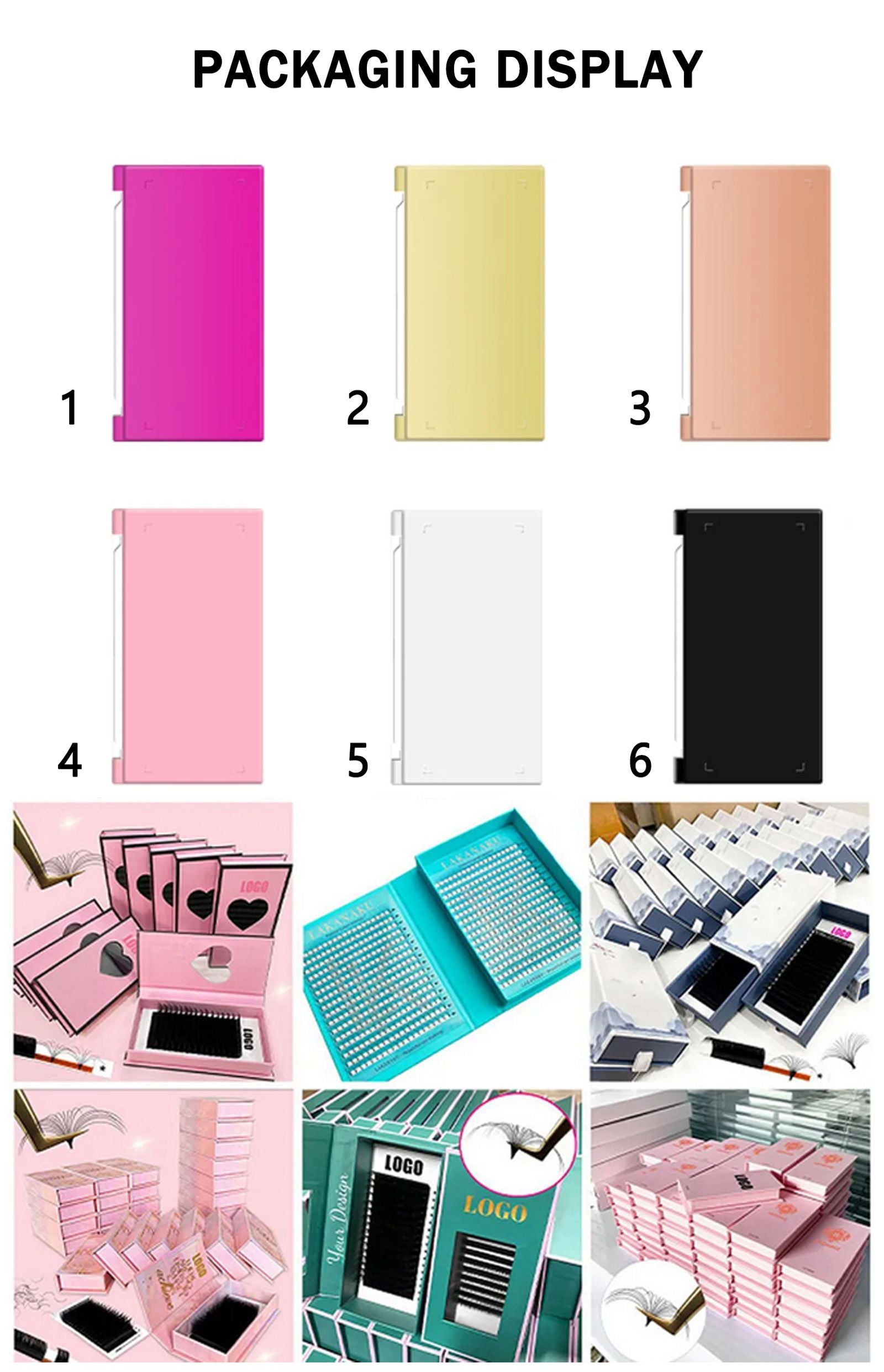 Premade Volume Fans Short Stem Russian Eyelash Extensions