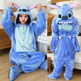 Kigurumi Stitch Cartoon Pajamas for Adults