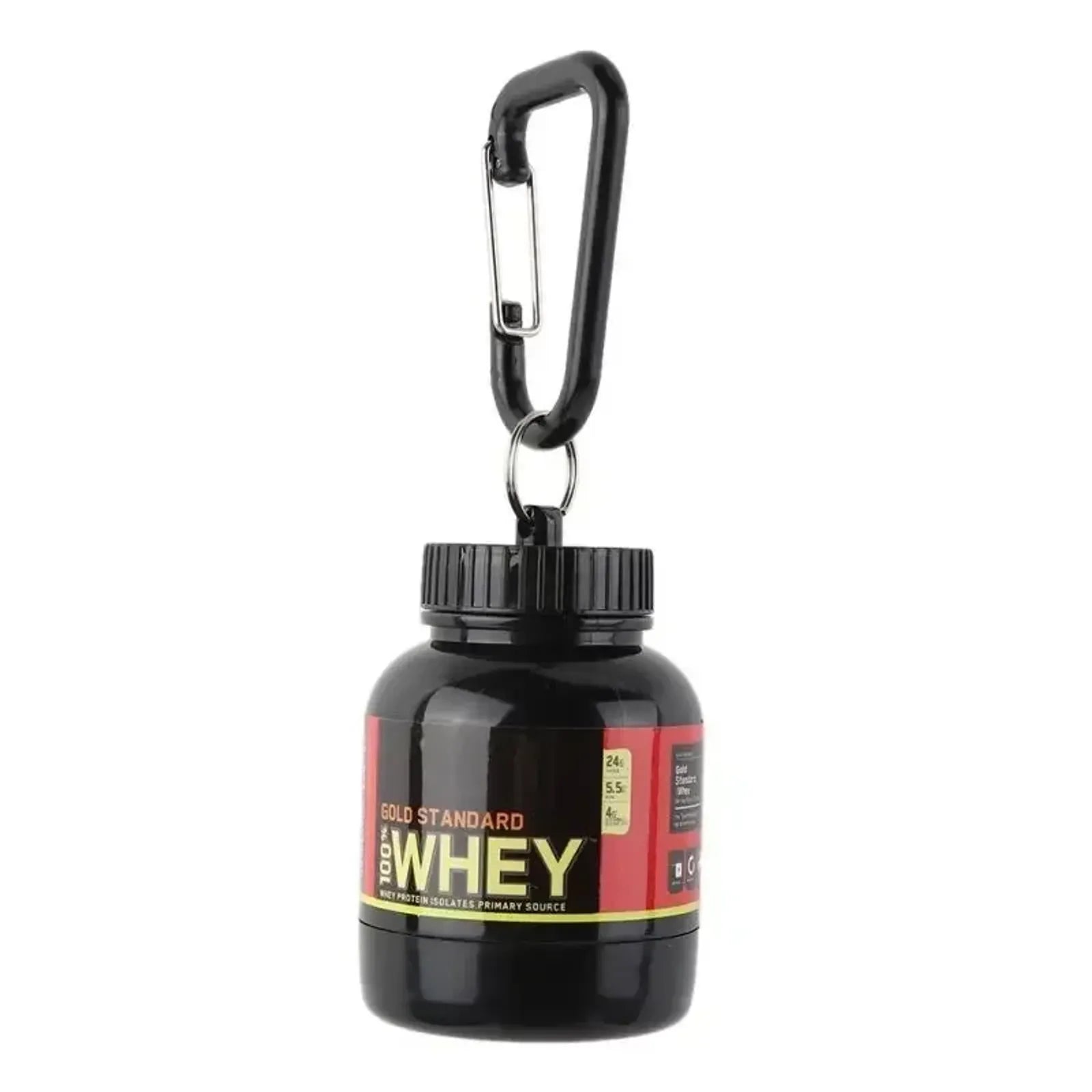 Portable Mini Protein Powder Bottle with Keychain